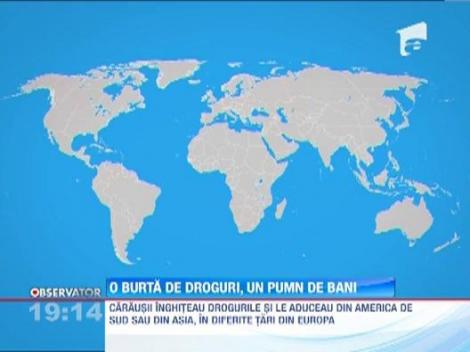 UPDATE / Grupare ce se ocupa cu traficul international de droguri, destructurata in Romania