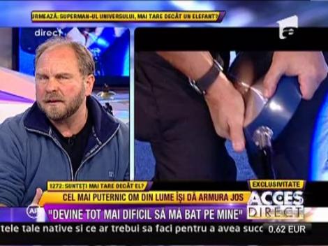 Cel mai puternic om din lume: "Am doborat primul recod la 19 ani"