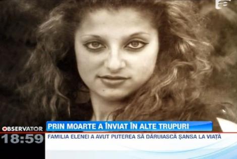 Elena, tanara ucisa de iubitul ei, prin moarte a inviat in alte trupuri!