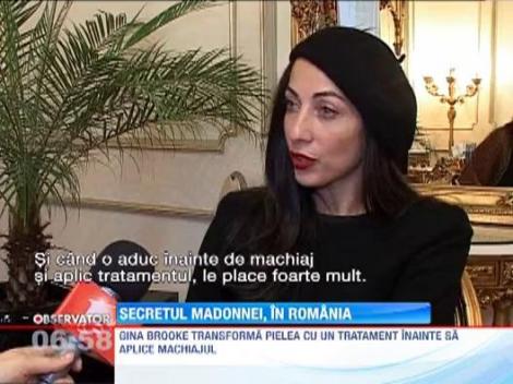 Gina Brooke, make-up artistul personal al Madonnei, in vizita in Romania