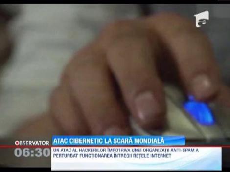 Un atac al hakerilor impotriva unei organizatii anti-spam a perturbat funcionarea intregii retele de internet