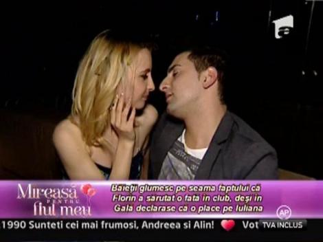 Florentina este indignata ca Andrei a sarutat o fata in club