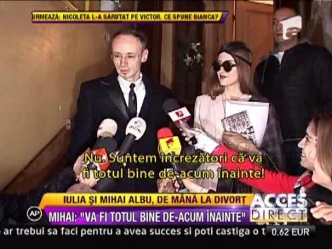 Iulia si Mihai Albu, oficial divortati