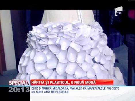 Observator Special | Doua tinere din Iasi au creat rochii de mireasa din hartie si plastic