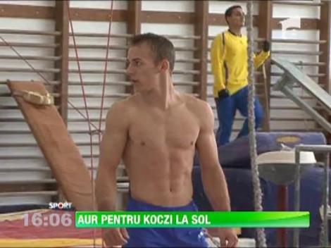 Aur pentru Flavius Koczi la sol