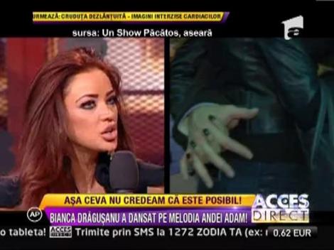 Bianca Dragusanu a dansat pe melodia Andei Adam