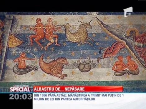 Albastrul de Voronet, aproape de disparitie