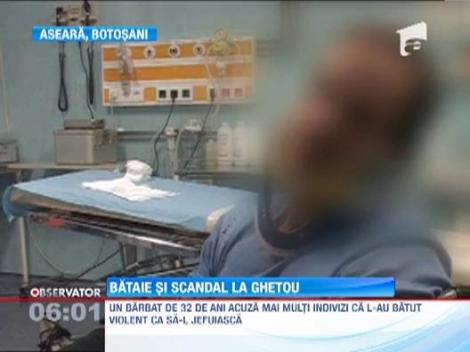 Botosani: Zeci de oameni s-au luat la cearta cu politistii, dupa ce acestia au saltat un tanar acuzat de agresiune