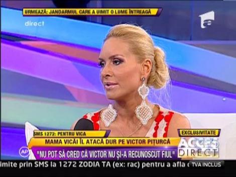 Vica Blochina: "Nu-l las pe cel mic sa-l vada pe Piti la televizor"