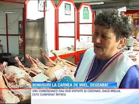 Comerciantii ofera bonusuri la carnea de miel