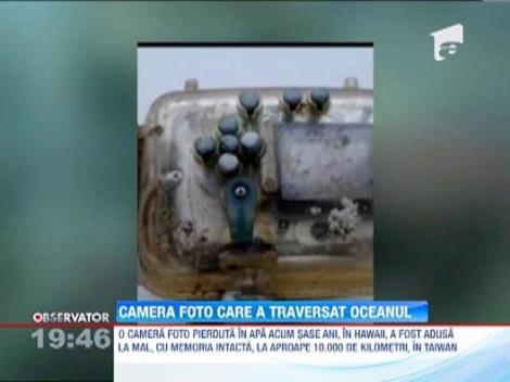 O camera foto purtata 10.000 de kilometri de apele oceanului a fost descoperita intacta