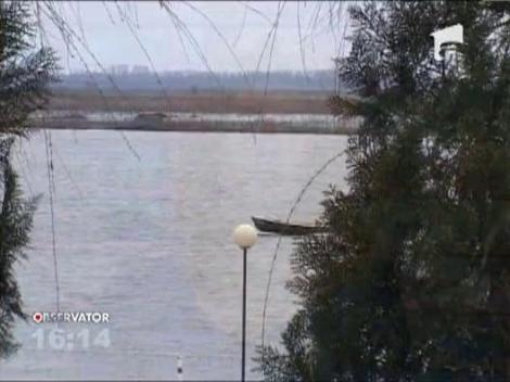 Surprinsi in timp ce furau un motor de barca