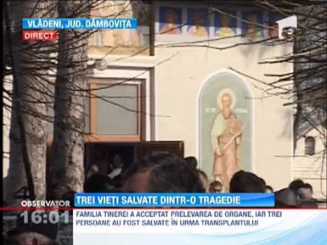 Dupa ce a salvat 3 vieti, tanara din Dambovita impuscata de iubitul politist este condusa pe ultimul drum!