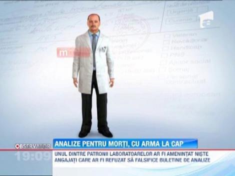 Arestari preventive in dosarul analizelor fictive