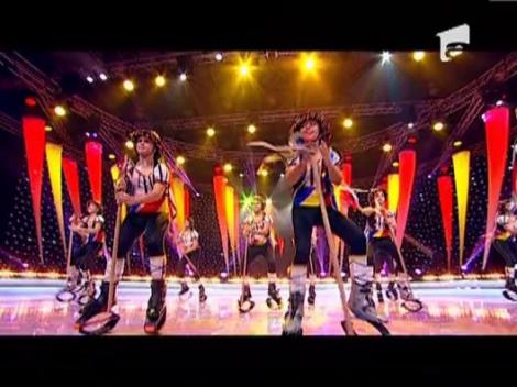 Sobis, trupa care mixeaza calusari  cu kangoo jumps!!!