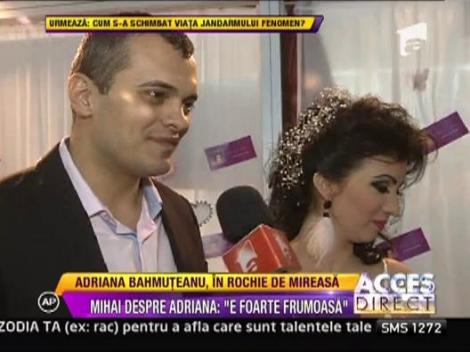 Adriana Bahmuteanu a imbracat din nou rochia de mireasa!