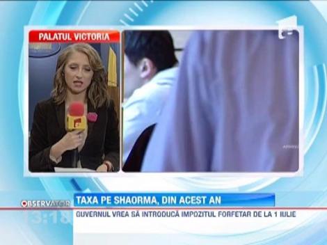 Taxa pe shaorma ar putea fi introdusa din acest an