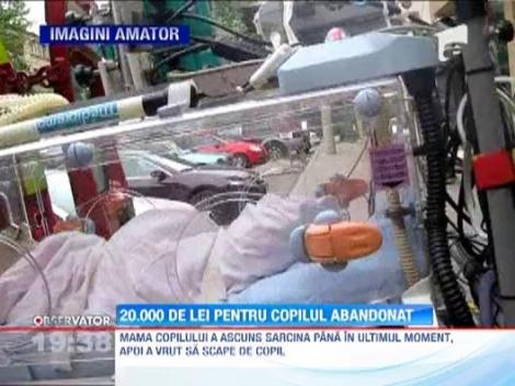 Si-a abandonat copilul nou-nascut iar acum trebuie sa-i plateasca daune de 20 de mii de lei