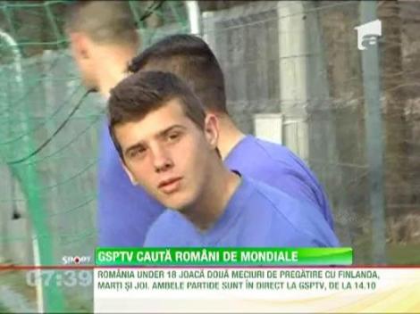 Nationala de juniori sub 18 ani a Romaniei joaca marti si joi, in direct, la GSP TV