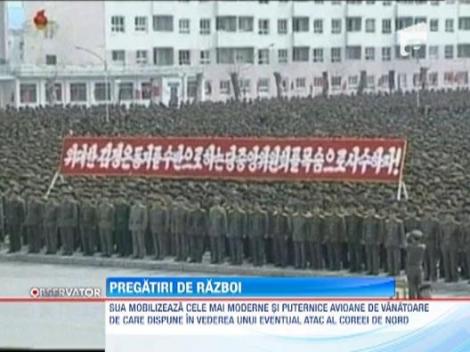 SUA mobilizeaza avioane de vanatoare F-22 in cadrul exercitiilor americano-sud-coreene