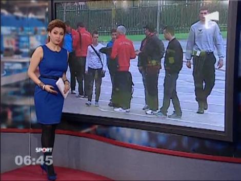 Stelistii au avut parte de peripetii la sosirea la Galati