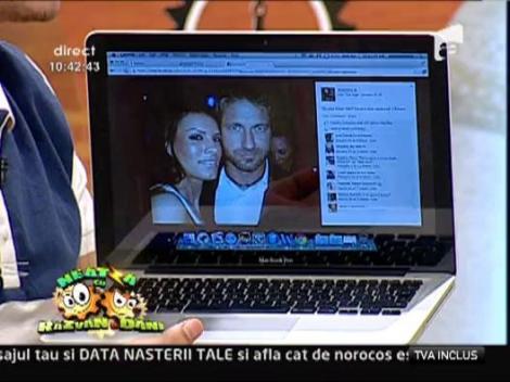 Andreea D s-a pozat cu Gerard Butler