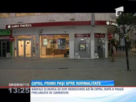 Cipru face primii pasi spre normalitate