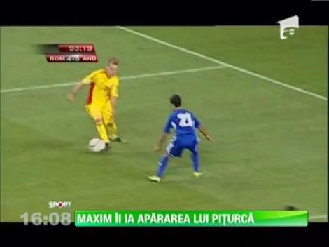 Alexandru Maxim ii ia apararea lui Victor Piturca