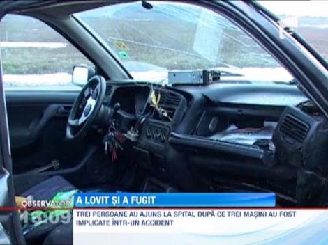 A provocat un accident in lant, apoi s-a culcat