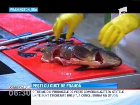 Studiu: O treime din produsele de peste comercializate in SUA sunt etichetate gresit