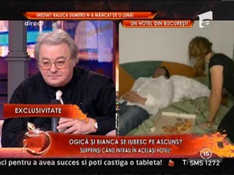 Ogica si "pacatoasa" Bianca, surprinsi cand intrau in acelasi hotel