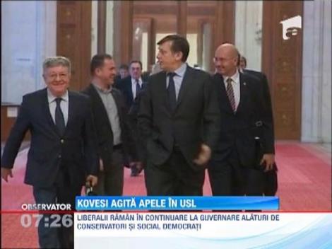 Kovesi agita apele in USL