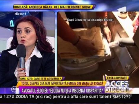 Crina Radu, avocatul familiei Ghinescu: “Elodia nu si-a inscenat disparitia”