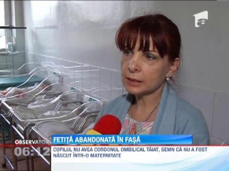 Fetita abandonata in fasa