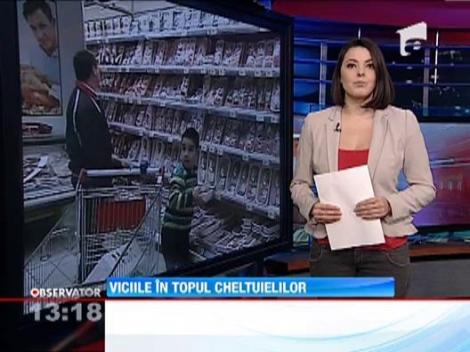 Romanii cheltuie 42% din bugetul familiei pe vicii