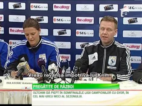 Jucatoarele de la Oltchim sunt optimiste inainte de cel mai greu test al sezonului