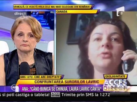 Ana: "Bunica a fost dusa cu forta la azil"