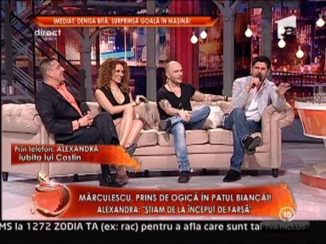 Alexandra, iubita lui Costin: "Nu ma deranjeaza ca a fost prins cu Bianca in pat"