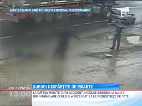 Buzau: Doua surori, spulberate de TIR pe trecerea de pietoni