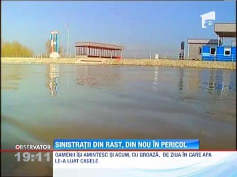 Sinistratii din satul Rast, amenintati din nou de apele Dunarii