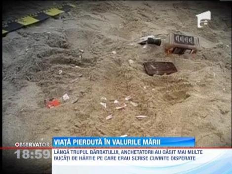 Cadavrul unui tanar din Bucuresti a fost gasit pe plaja din Mamaia