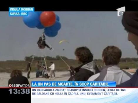 Un cascador si-a riscat viata in numele lui Nelson Mandela