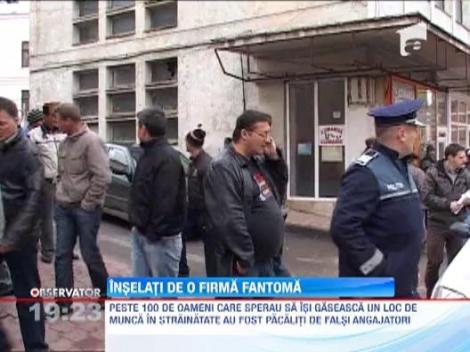 Peste 100 de oameni care au vrut sa caute un loc de munca in strainatate, pacaliti de falsi angajatori