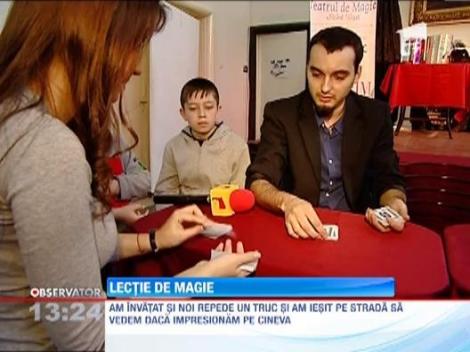 Lectia de magie! In Romania exista o scoala de formare a iluzionistilor