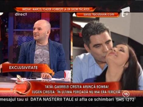 Tatal Gabrielei Cristea: "Sotul fiicei mele ne-a amenintat cu bataia"