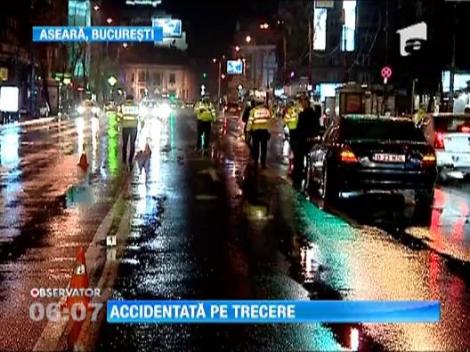 O femeie a fost accidentata grav pe bulevardul Magheru din Capitala