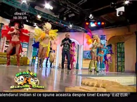 Dansatoare sexy, culoare si energie! Andreea Balan lanseaza "Carnaval Show"