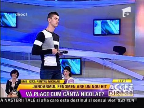 Acces Direct | Nicolae Lacatus, jandarmul cu voce de aur, a venit cu mama in platou si cu un hit nou!