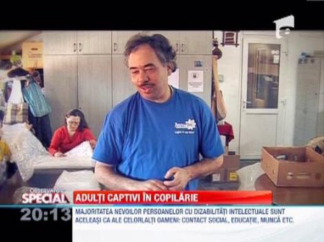 Tavi, un geniu de 43 de ani, dar a carui minte pare sa fi ramas la varsta de trei ani