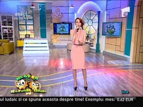 Aliona Moon, reprezentanta Moldovei la Eurovision, a fost invitata matinalilor la Neatza